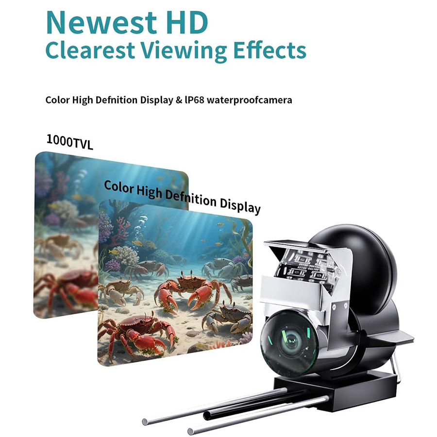 FOURQ ハンドヘルド 1080P 4.3 インチ LCD - Fishing Depth Finder のレビューと価格