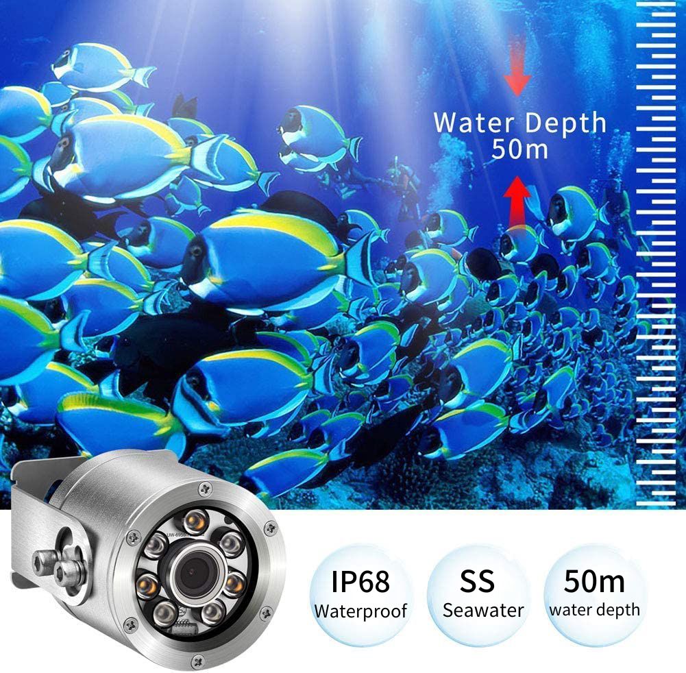 5MP高画質耐腐食水中養殖監視釣り用カメラ水中 - Fishing Gps のレビューと価格