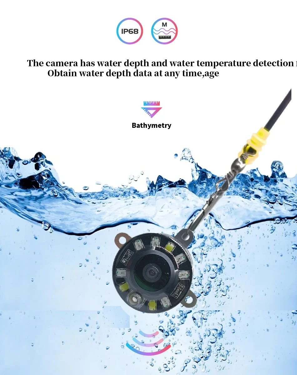 5インチ水中釣りカメラ1080P HD - リアルタイム深さ - Fishing Camera のレビューと価格