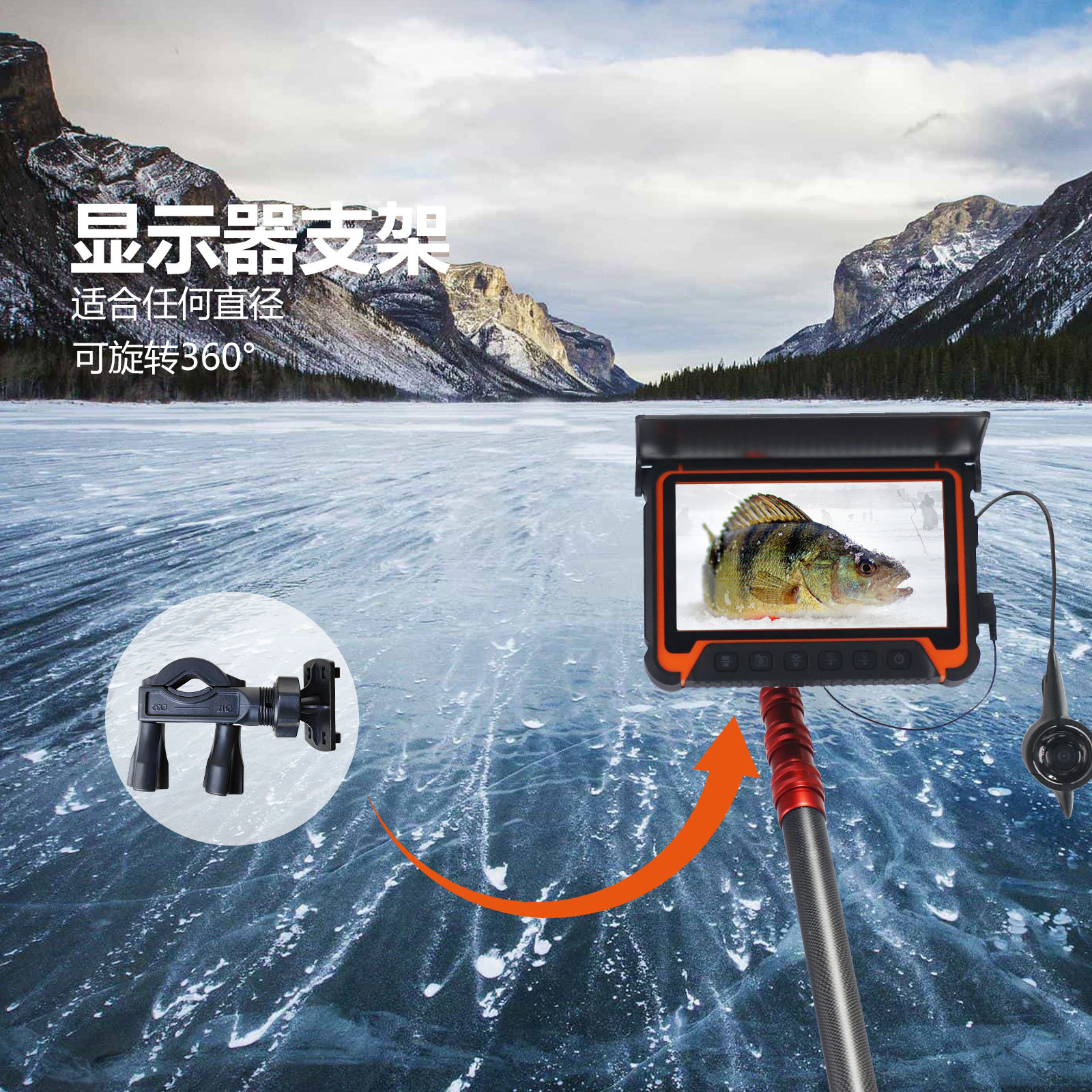 5 インチ IPS スクリーン水中 15/20/30 メート - Fish Finder のレビューと価格