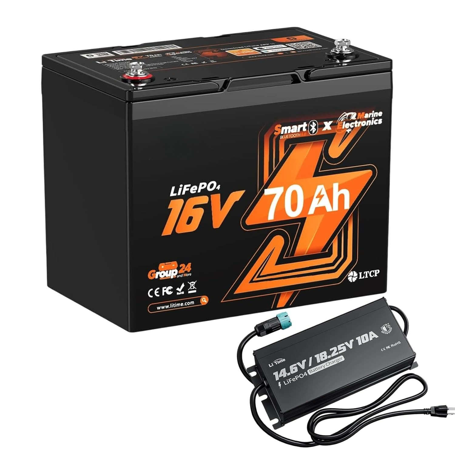 16V 70Ah リチウム魚群探知機用バッテリー（10A充電 - Fish Finder Battery のレビューと価格