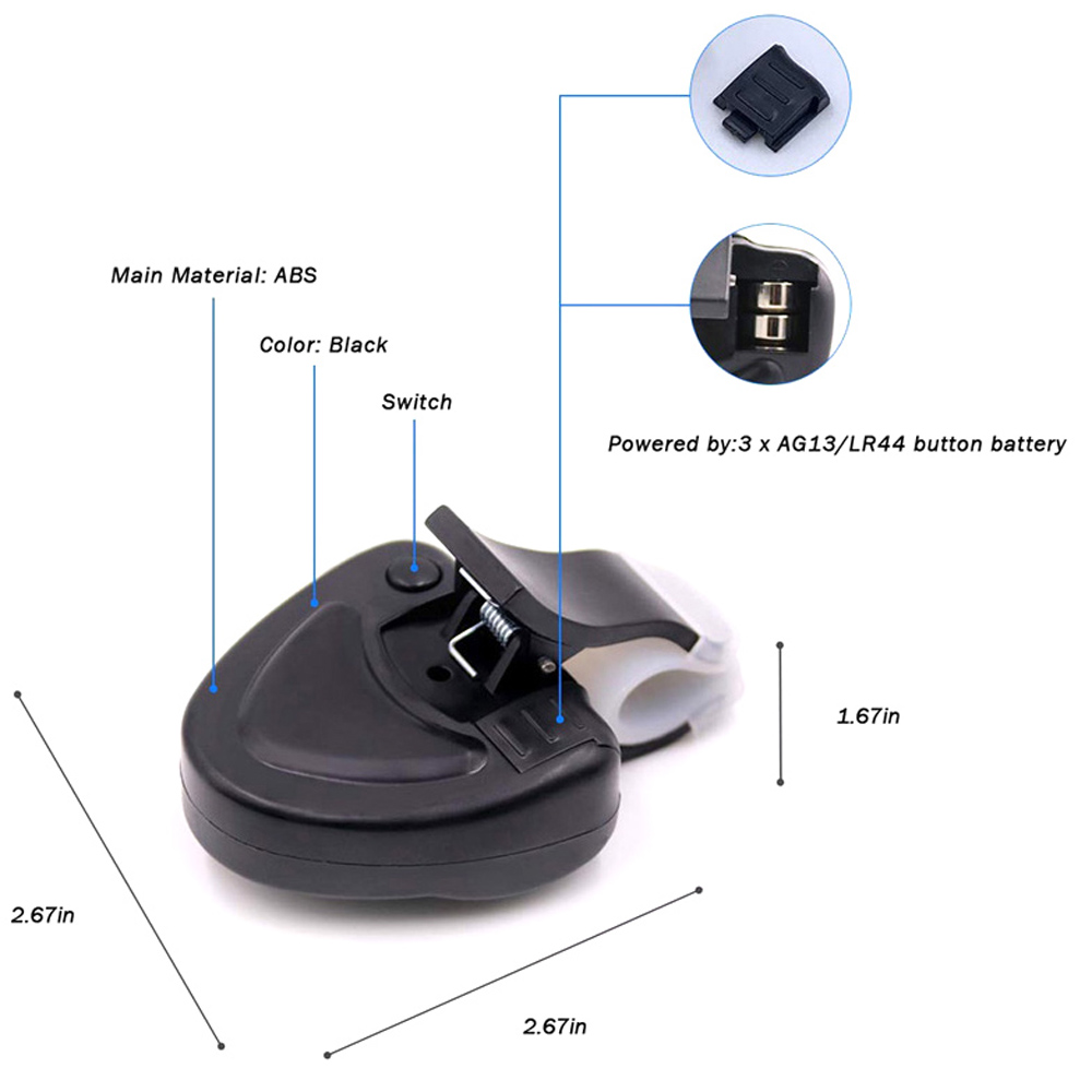 鯉釣りクリップセット ロッド用電子LEDライトインジケーター - Fish Finder Battery のレビューと価格