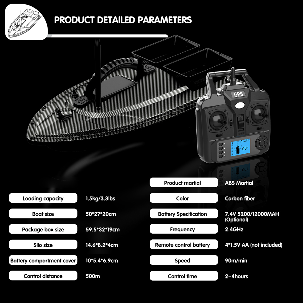 自動復帰釣り餌ボート、GPS 40ポイントポジショニング、v - Fishing Gps のレビューと価格