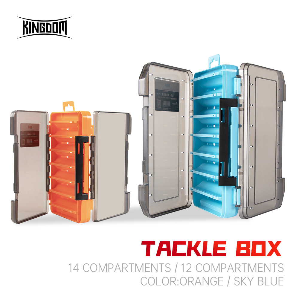 キングダム釣り道具箱 12/14コンパートメント ベイトルア - Fish Finder Case のレビューと価格