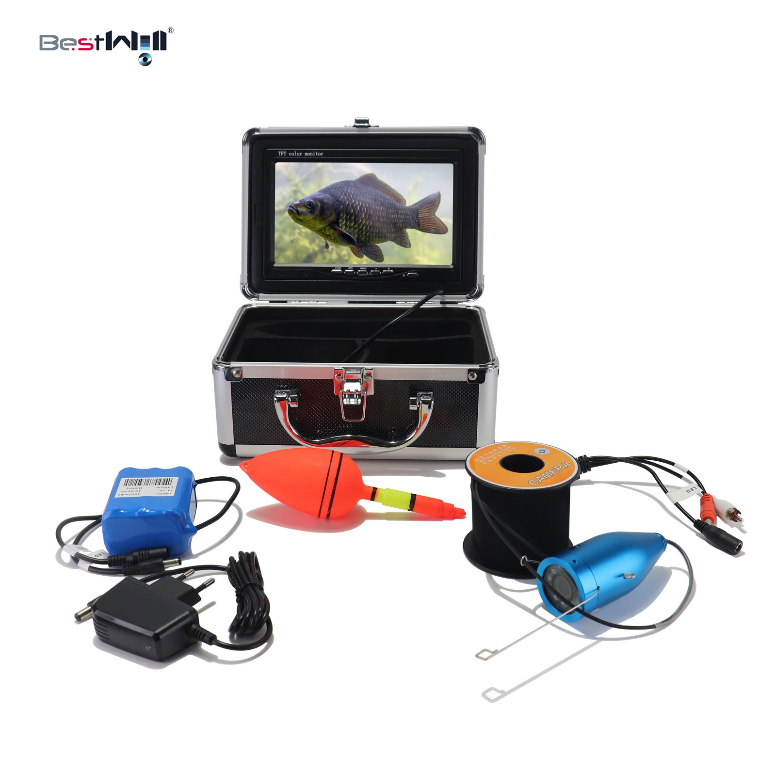 7インチIPSスクリーン 15/20/30M 1000TVL - Fishing Camera のレビューと価格
