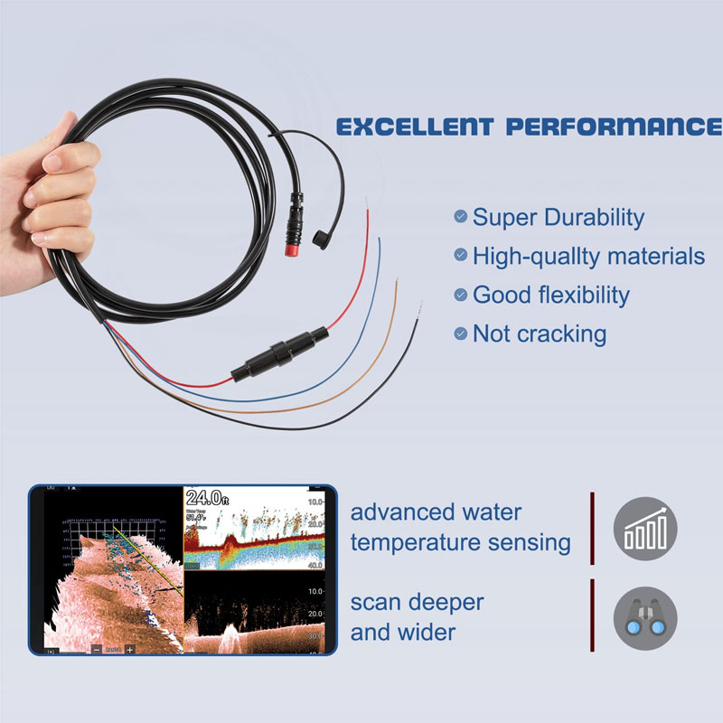 010-12199-04 電源/データケーブル クイックコネ - Fish Finder Cable のレビューと価格