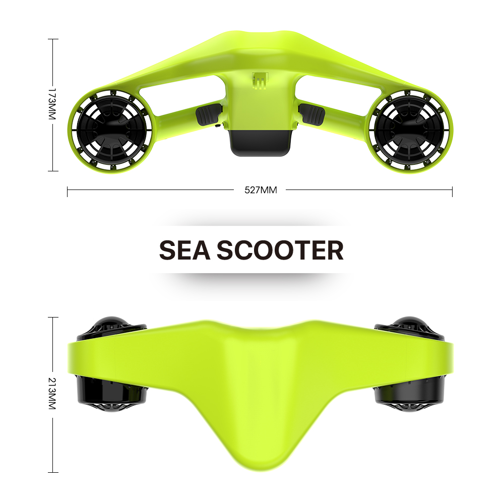 水中スクーター シースクーター デュアルモーター アクション - Underwater Camera のレビューと価格