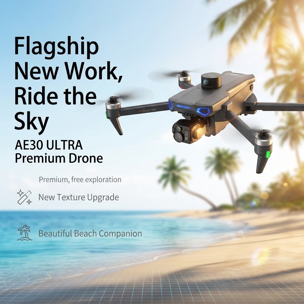 新しい AE30 ウルトラ GPS ドローン 4K プロフェ - Fishing Camera のレビューと価格